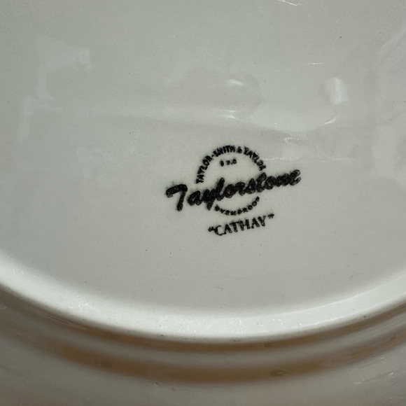 Vintage Atomic MCM Taylorstone Cathay Age Oval Serving Platter, Geometric Dish - Picture 5 of 8